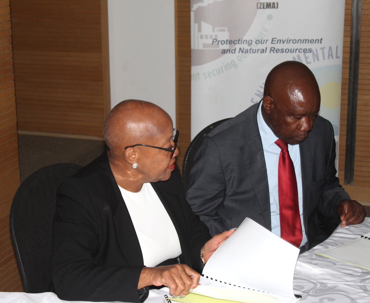 NBA_Zambia's tweet photo. National Biosafety Authority signs a memorandum of understanding (MoU) with Ministry of Fisheries and Livestock. The Authority has delegated border functions in the inspection of animals and fish that may be genetically modified and their products that may contain GMOs. https://t.co/39vEUQjaNy