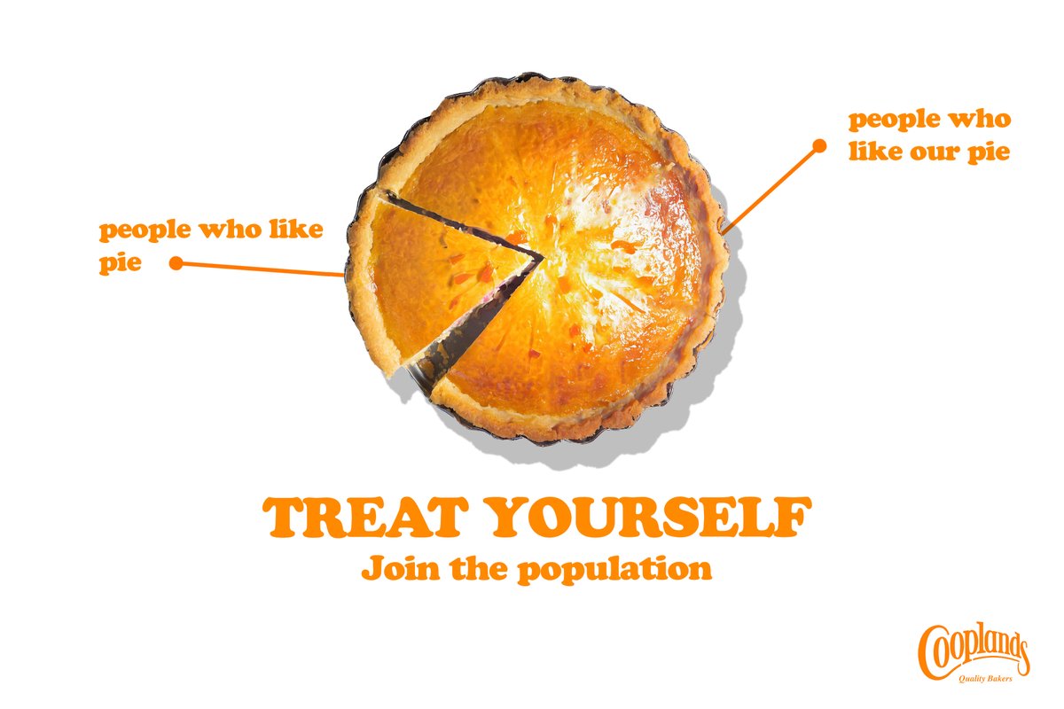 One Minute Brief of the Day: Create posters to advertise #NationalPieDay #oneminutebriefs
<a href="/OneMinuteBriefs/">One Minute Briefs ⏱️</a> <a href="/cooplandsbakers/">Cooplands Bakers</a>