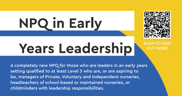 London South Teaching School Hub’s NPQEYL Spring cohort is the last with government funded places – the deadline to apply is 5/2/24!
The programme is 18 months long and is led by Mandy Cuttler, London Early Years Foundation (LEYF).
bitly.ws/362tV <a href="/LondonSouth_TSH/">London South Teaching School Hub</a>