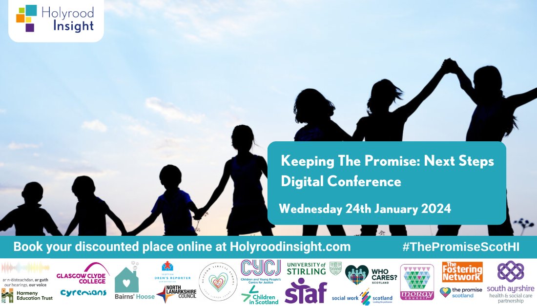 OHOV are looking forward to taking part in this conference about how we'll #KeepThePromise. Board members Lisa and Andrew will be sharing their thoughts and experience on effective co-design. Book your space here: holyroodinsight.com/conferences-an…