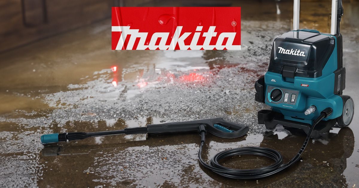 XGT High Pressure Washer 💦 Boasting excellent mobility and transportability, ensuring consistent pressure and flow rate for optimal performance. Website link: buff.ly/3S85cSt Product code: HW001G #makitauk #pressurewasher