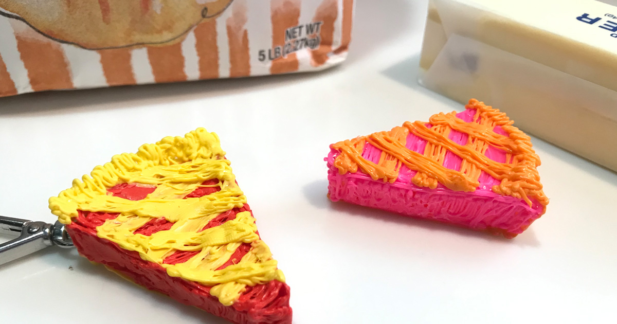 Happy #NationalPieDay! We've got a fun new way to celebrate this delicious dessert. Take a peek and see how we created a sweet little pie slice key chain. Let's get doodling! 🥧 bit.ly/48QaBFa #3Doodler #WhatWillYouCreate