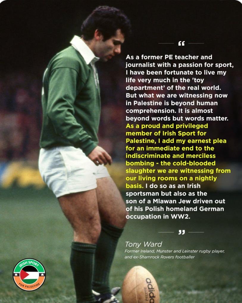 Tony Ward, one of the great Irish rugby internationals