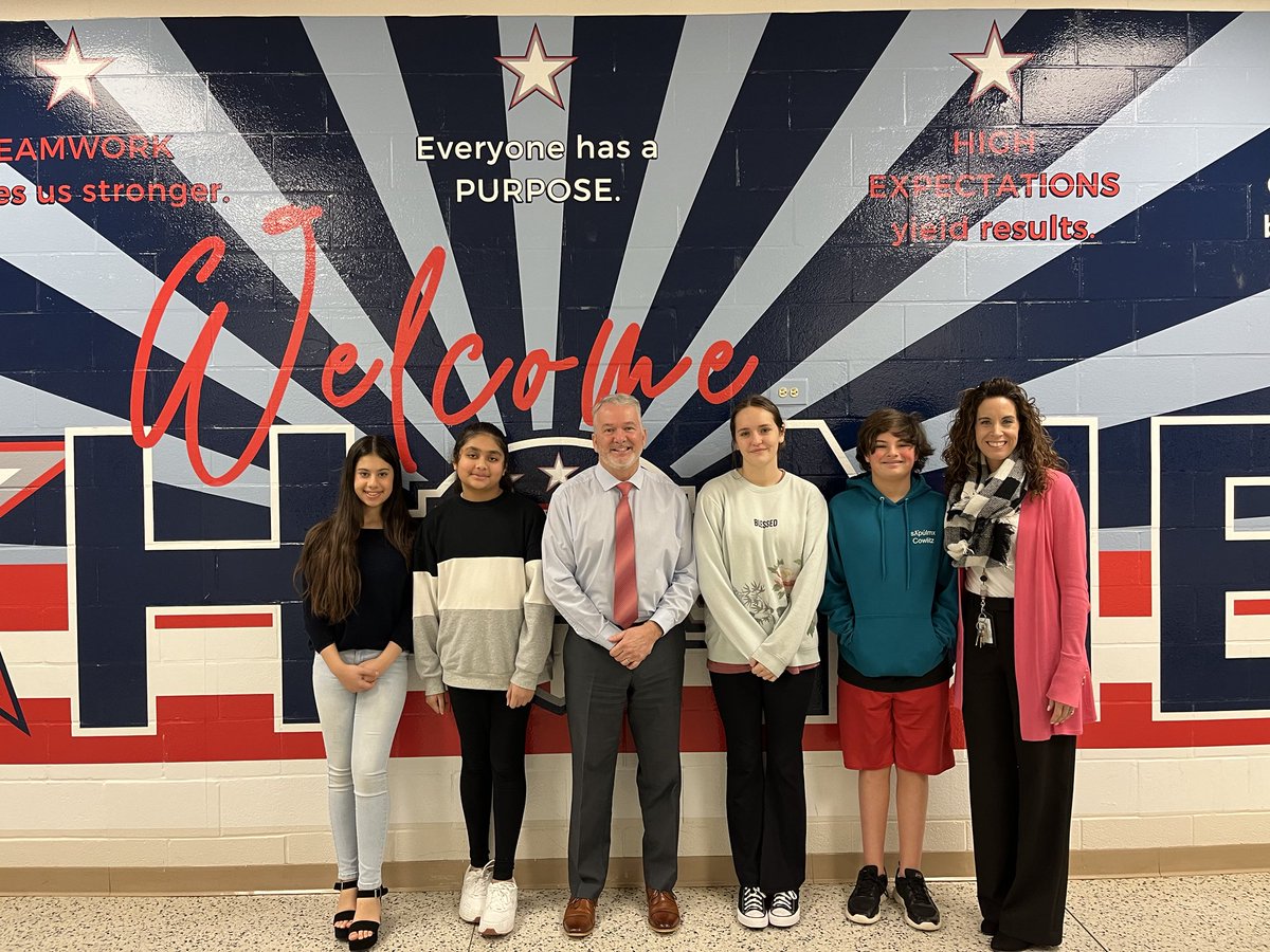 Great meeting with my friends ⁦<a href="/LibertyMDL/">Liberty Middle</a> ⁦<a href="/FCSchoolsGA/">Forsyth County Schools</a>⁩      today.  When I asked our Patriots to describe their school in one word they said:  welcoming, supportive, and passionate.  How cool is that!!!