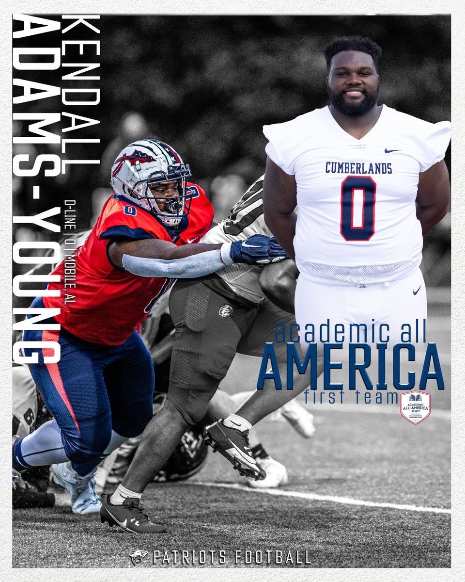 Kendall Adams-Young was named to the CSC Academic All-America Team after his success on the field and in the classroom this season 🏈📚 Full Story: bit.ly/48JRAnE #OneBigTeam #ALLIN