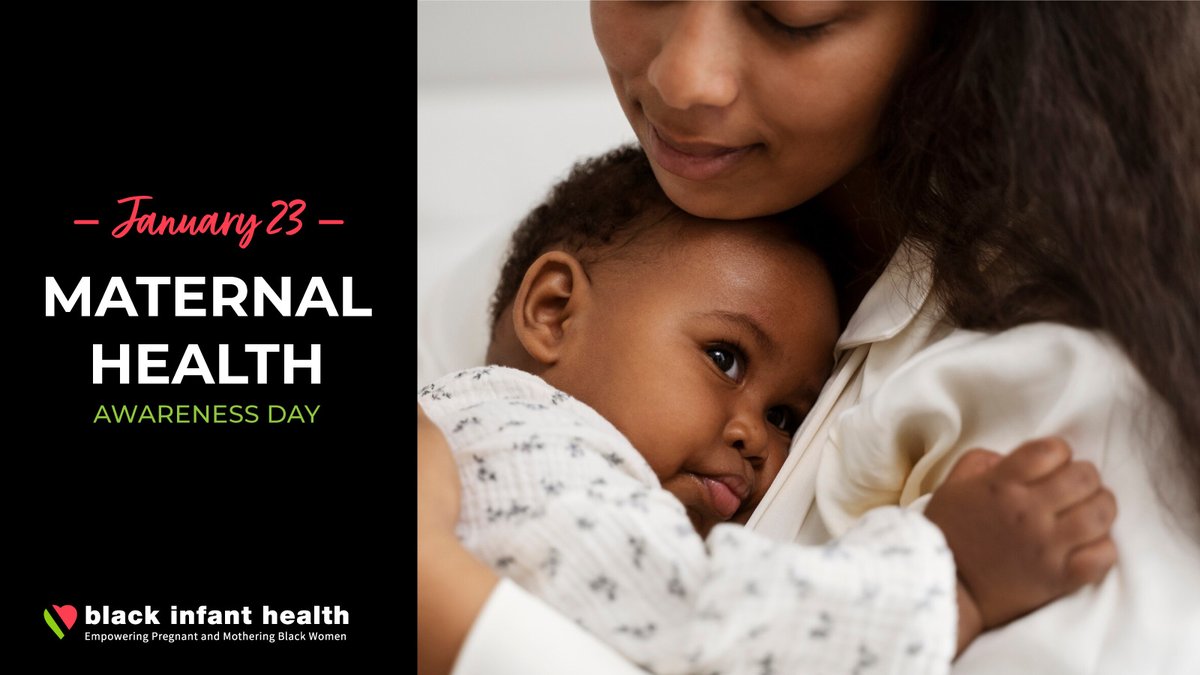 Join us in spreading awareness, having conversations, and advocating for change! Together, we can make strides in ensuring safer, healthier journeys for all birthing people.

#MaternalHealthDay #BlackInfantHealth #BlackWomensHealth #MaternalHealthEquity #BlackMaternalHealth