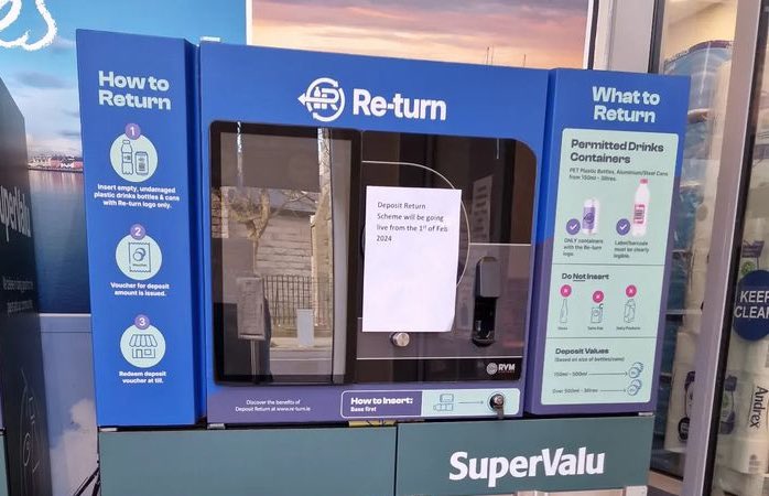 Ireland introducing ‘reverse vending machines’ from February. NI has been planning a deposit return scheme for years, but of course the absence of Stormont has frustrated this. About time there was progress on this. #Recycling #DepositReturn #CircularEconomy