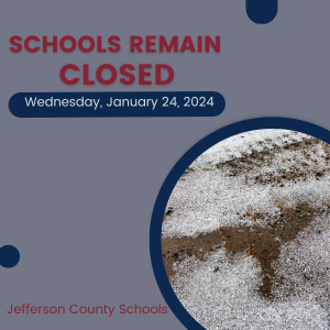 Jefferson County Schools will remain closed on Wednesday, January 24, 2024 due to hazardous road conditions.
jc-tn.net/news/director-…