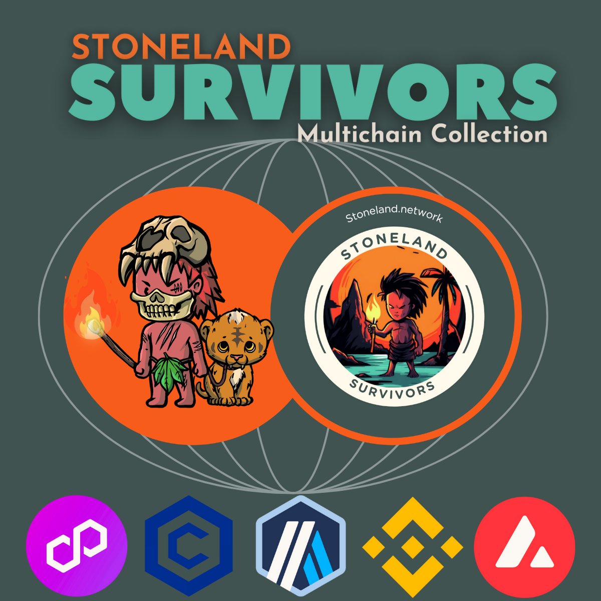 Stoneland Survivors have officially launched on all 5 chains! 🗿
#Cronos #PolygonNFT #Avalanche #BinanceSmartChain
#Arbitrum

Mint yours today, visit our dapp
stoneland.network

Join the discord 
discord.com/invite/QR4TeH3…

Read the gitbook
c-nix.gitbook.io/stoneland/