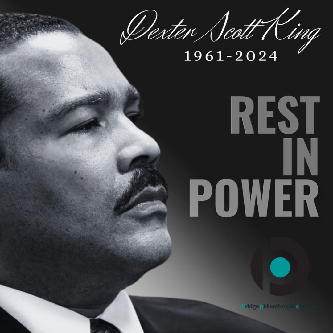 We at BPC extend our deepest condolences to the family of Dexter Scott King, son of the Rev. Dr Martin Luther King Jr. Dexter carried forward his father’s legacy with grace and commitment by tirelessly working towards a more equitable and just society ❤️🕊️