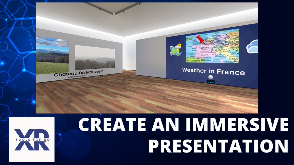 Created a weather gallery with @frame_vr to support a co-worker's weather project. You can check out the weather gallery here - framevr.io/introforvideo - and a quick review of how I made this gallery - youtu.be/MwUqRQohhls?si… #edtech #xrtoolsfored #education