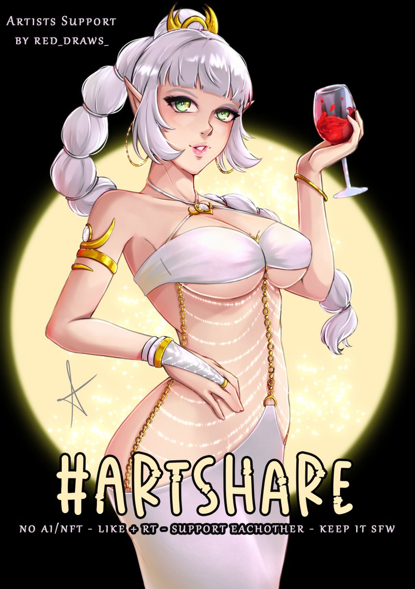 🎉Art share🎉

I will try to RT everyone, so drop me a comment with some of your works! And feel free to tag your artist friends too💕

No AI and keep it SFW if possible, so everyone can join!

#artshare