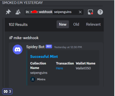 MINTRS | SEI Mint Bot tweet media