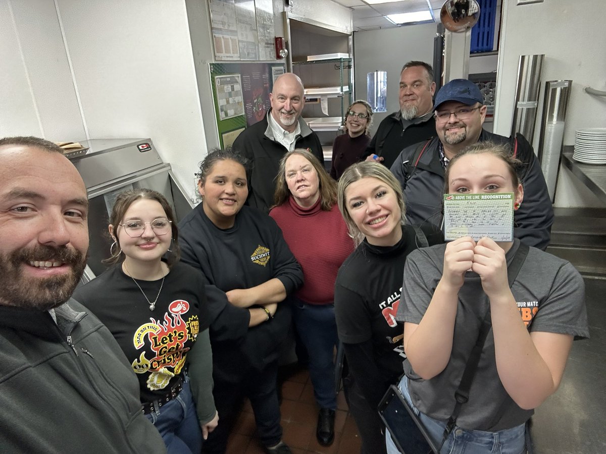 What an outstanding time touring #WINsconsin last week with <a href="/NicholasBPaxton/">Nicholas Paxton</a> <a href="/GumpMike/">Mike Gump</a> <a href="/mattfitzdog/">Matthew Fitzgerald</a> <a href="/swh7668/">Scott Hermann</a> ! Handing out recognition for some phenomenal service behaviors by Kylie and continuing to raise the bar on Clean restaurants! <a href="/LynAj4/">Lyn Jones</a>