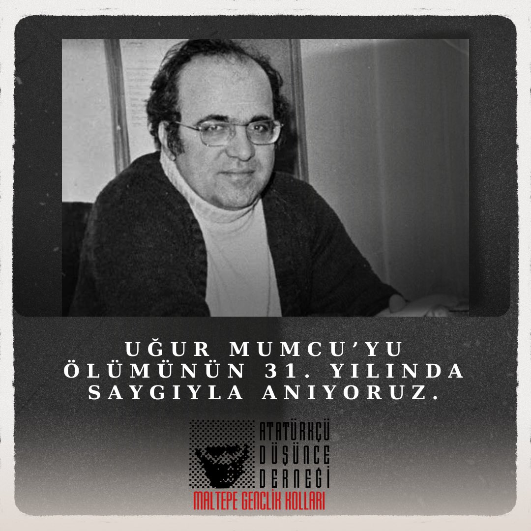 Cesur gazeteci Uğur Mumcu’yu ölümünün 31. yılında saygıyla anıyoruz.