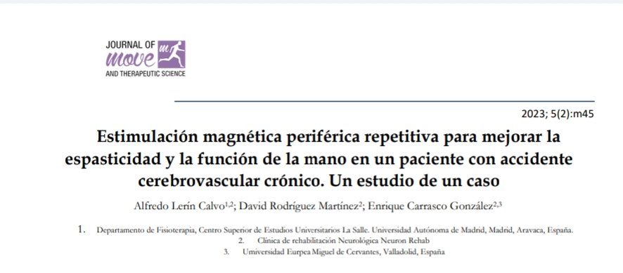 Buenas tardes! Aquí os dejo los últimos 2 trabajos publicados en los que he participado.
Muy contento de los resultados obtenidos y de poder aportar mi granito de arena en estos proyectos! 
Ambos proyectos están publicados en la revista de #OpenAcces <a href="/MOVEJournal/">MOVE</a>