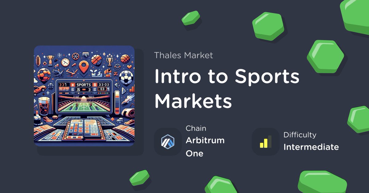 Level up your trading game with <a href="/OvertimeMarkets/">Overtime</a> on Arbitrum.

Earn ARB token rewards by opening a Parlay Position on Overtime's onchain sports market.

layer3.xyz/quests/intro-t…