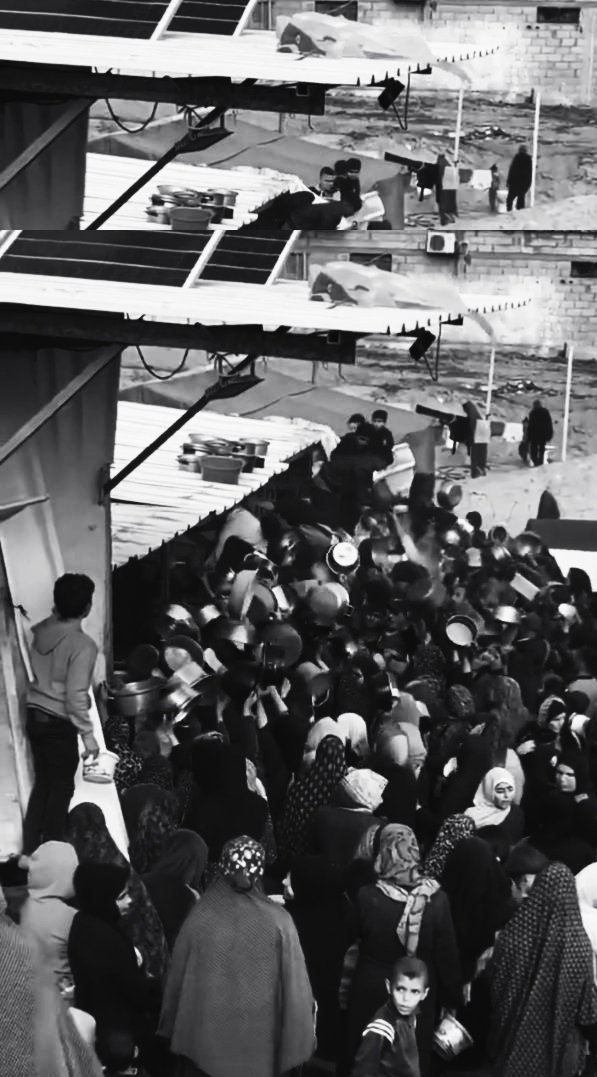 If this photo was "Auschwitz-1941" it would have won more than 10 awards. #GazaStarving