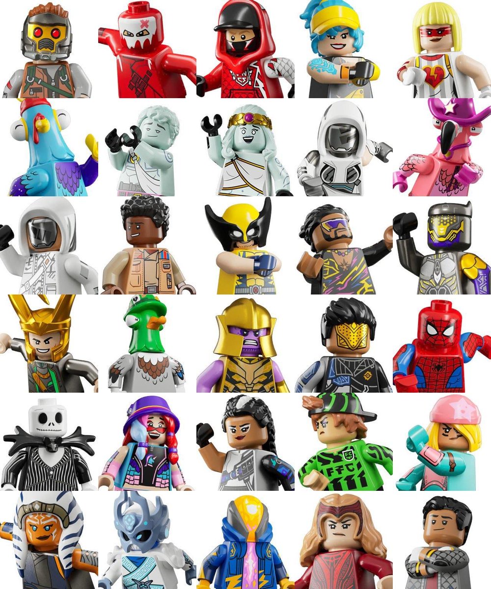 Many new Lego characters in Fortnite gonna be there soon 
Whats Your favourite? 

Via u/Alphasilverhawk

#Lego #legofortnite #fortnite #xmen #nightmarebeforechristmas