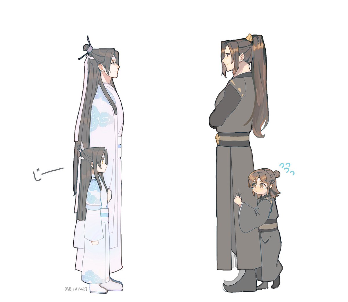 bishy437's tweet image. 👨‍👨‍👦‍👦 #nielan #mdzs
