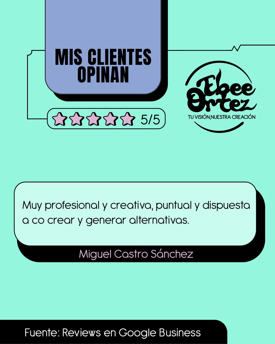 Bien bonito ir a mi perfil de Google Business y ver lo que mis clientes han escrito sobre mi trabajo 🥹❤️🫶🏻 #Review #designer #GraphicDesign #design #womeninbusiness #womenindesign