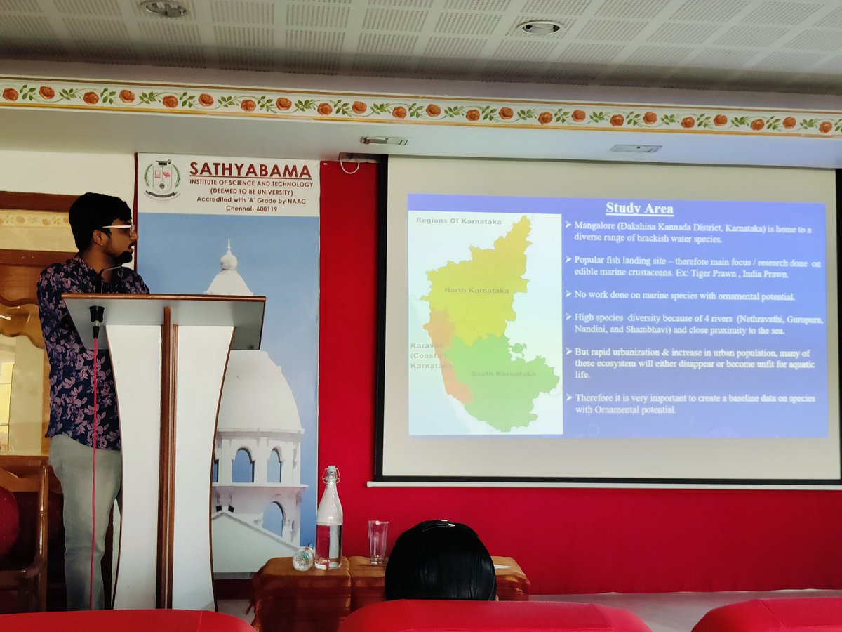 First day of #MBRS2024. Also got an opportunity to present our @Prakash_caridea @KKunjulakshmi work on shrimp species of Coastal Karnataka. Excited for Day 2. #indianshrimpspecies #westernghats