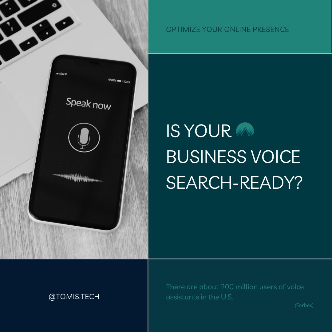 2024 is the perfect time to enhance your content's online visibility and secure a higher ranking in voice search results by diving into Voice Search Optimization. Think beyond traditional search queries. 

Ready to make your content speak volumes? TOMIS can help!