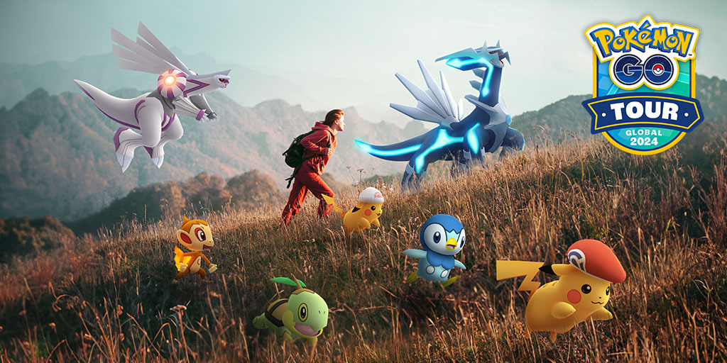 PokemonGoApp's tweet photo. It’s time to Sinnoh-brate! 

Trainers, embark on a Sinnoh-inspired adventure during the Road to Sinnoh event in #PokémonGO!
https://t.co/Mnsp7lUjy0 https://t.co/6glynYMJlR