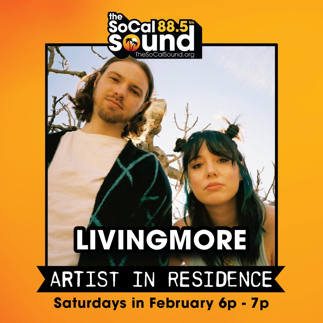 We are honored to announce we are @TheSoCalSound  Artist in Residence for the month of February!  We will be Dj-ing Every Saturday Starting February 3rd at 6pm playing music we love ! This has been our favorite station for so long and we are excited to be part of this!