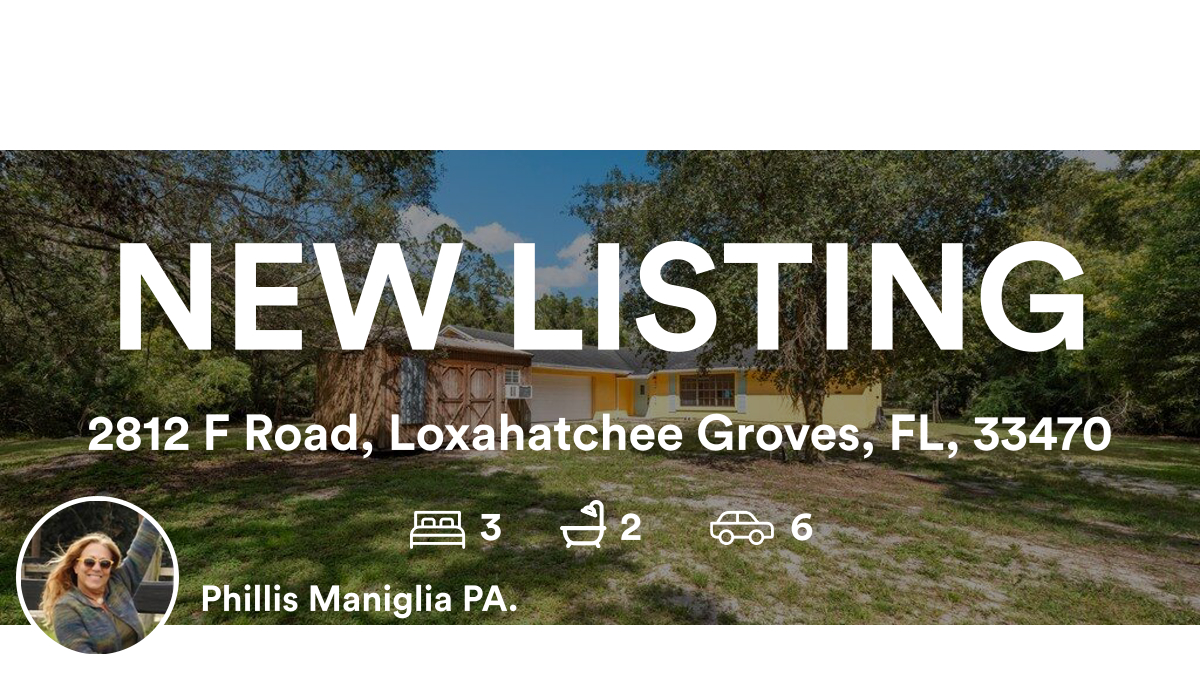 🛌 3 🛀 2 🚘 6
📍 2812 F Road, Loxahatchee Groves, FL, 33470

My latest listing on RateMyAgent.
 BK3261713
rma.reviews/xNNapJz5Kg7g

...
#ratemyagent #realestate #Partnership_Realty_Inc