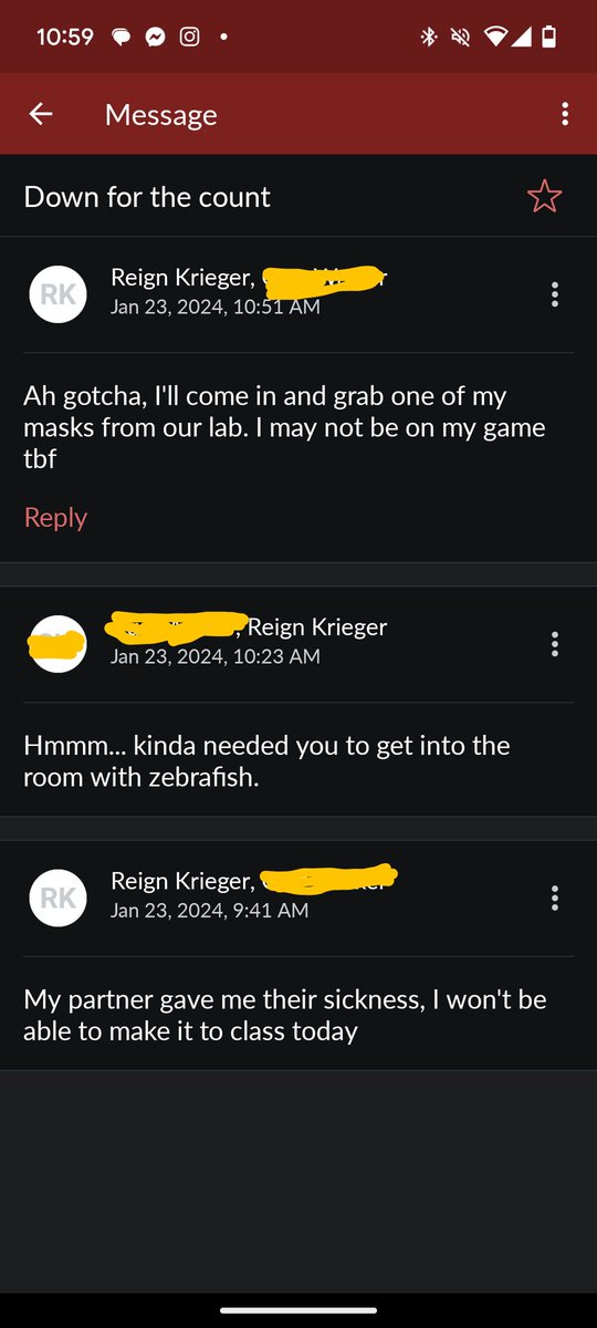 Liberty_Reign's tweet photo. Well it's finally coming back to bite me. I have legitimately 3, THREE PROFESSORS using me for my key access. Look at this shit. No clue if I'm feeling pompous or responsible https://t.co/KnQFYagaMK