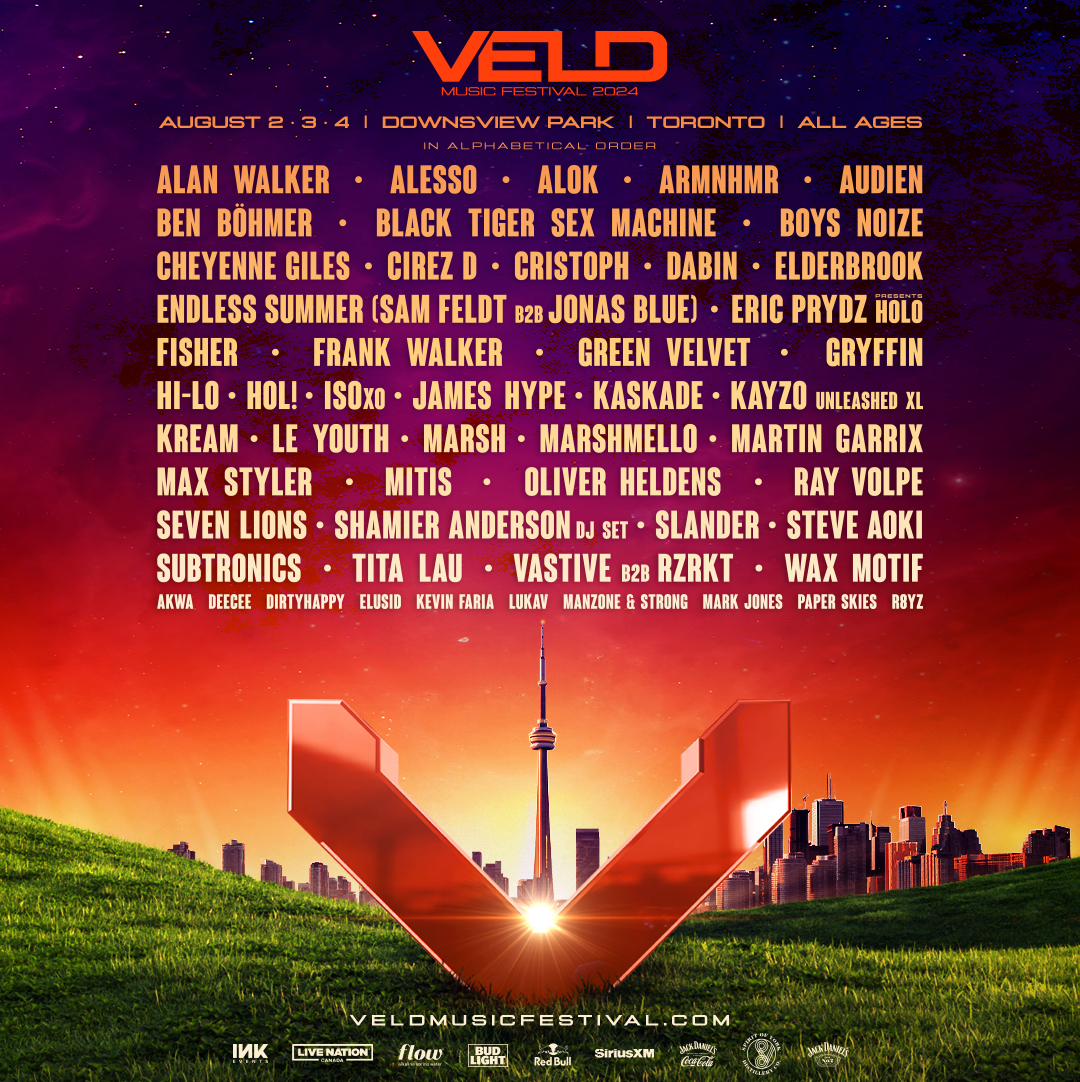 Wicked festival in Toronto to look forward to later this summer 🙌🏻 Sign up for pre-sale via the link below. See you at @VELDFest in August! 

laylo.com/veldmusicfesti…