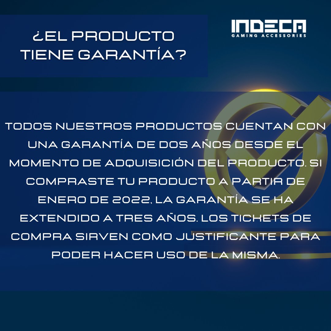 ¿El producto tiene garantía? 🤔 ¡Sí, claro! Todos nuestros productos tienen garantía. Si adquiriste tu producto antes de enero de 2022, cuentas con una garantía de DOS años desde la compra. Si lo hiciste después, son 3 #IndecaBusiness #GarantíaIndeca #CalidadAsegurada #FAQ