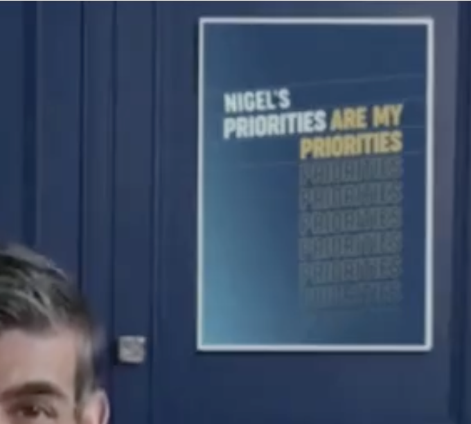 shooperux's tweet photo. @EngineEarz His little poster up in his front room 🤣🤡 In which the word priorities drops in to the pits of hell https://t.co/TOuSKaCSLM