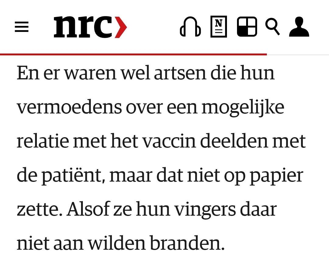 Het was 'wappietaal' hé? 
Zéér kwalijke tendens, patiënten met vaccinschade konden nergens terecht, werden niet geloofd en durfden zich amper te uiten.