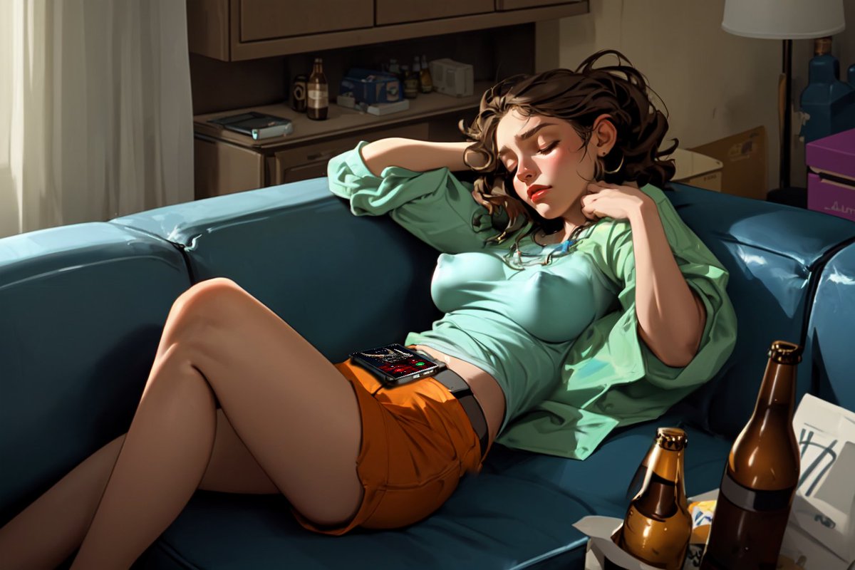 FreePinups's tweet photo. Jerry's roommate was indeed already passed out. 😉
#pinup #anime #roommates #PoorJerry https://t.co/8w3pU1TVqo