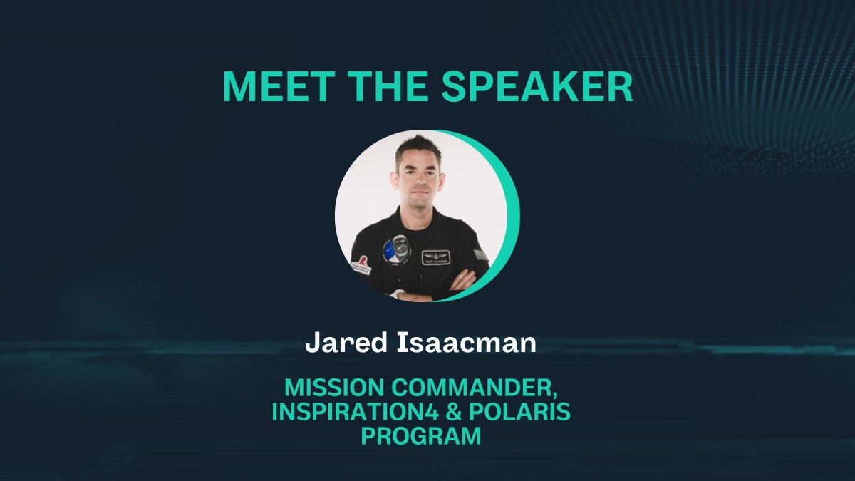 We're pleased to announce @rookisaacman, Founder & CEO of Shift4, Mission Commander of Inspiration4 and the Polaris Program, as a featured speaker at the Commercial Space Transportation Conference on Feb. 21-22. Register here: cstconference.space