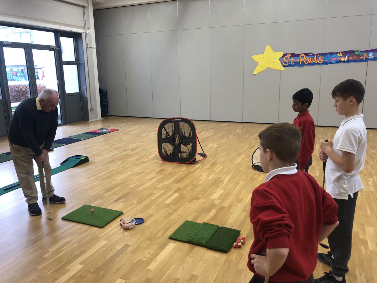 A huge thanks to Stephen Enneguess from <a href="/pitchandputtire/">Pitch and Putt Ireland</a> for delivering some fantastic equipment for our school to use. 

Our pupils have enjoyed sessions with Stephen over the years and we’re delighted that this continues!