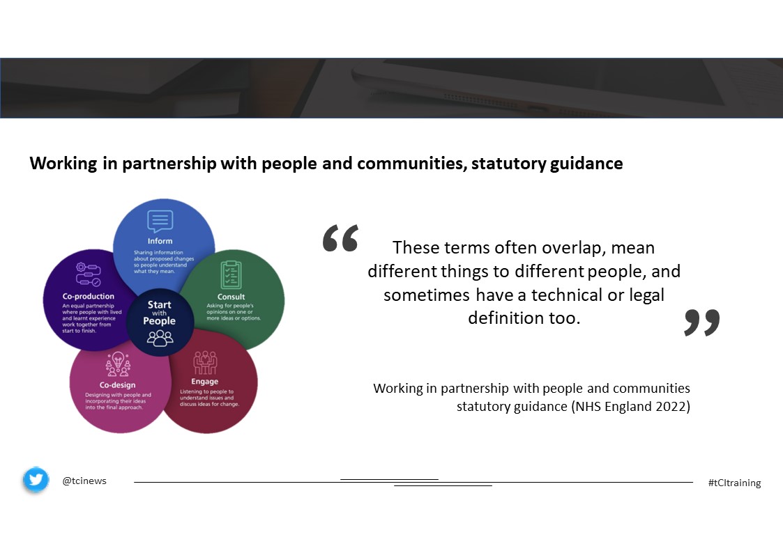 Great explanation and reminder from <a href="/PaulPEsq/">Paul Parsons 💙 🇺🇦</a> from <a href="/TCInews/">The Consultation Institute (tCI)</a> about the difference between involvement, consultation and statutory duties