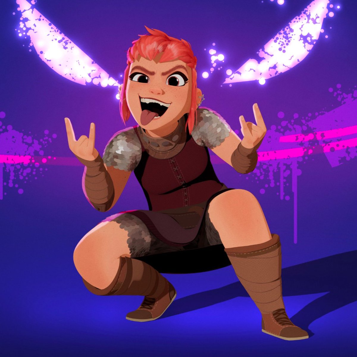 netflix's tweet image. OSCAR NOMINEE NIMONA