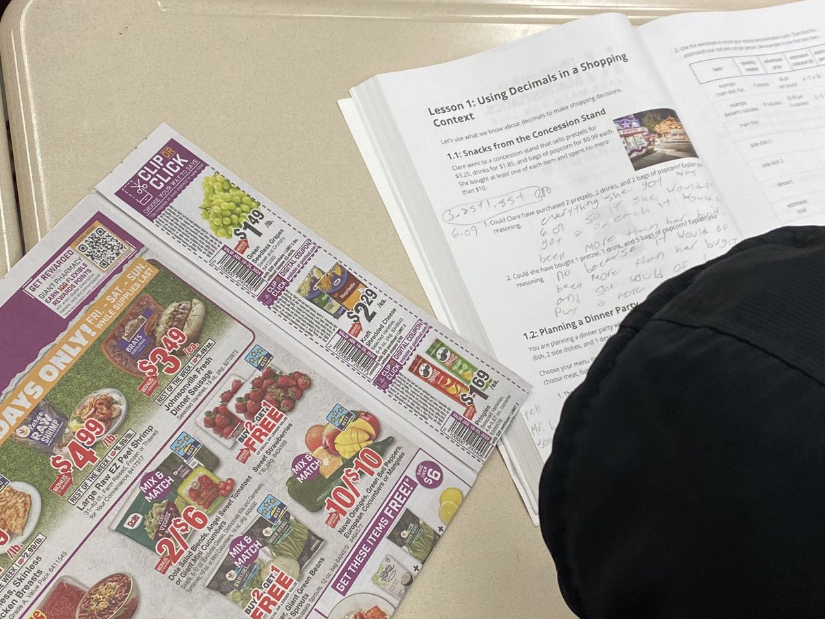Laura Potter (@mrspottermath) on Twitter photo Students <a href="/GoldenRingMS/">Golden Ring</a> are planning for a dinner party to use what they know about decimals to make shopping decisions! <a href="/BCPSMATH/">TEAMBCPS Math</a> <a href="/IllustrateMath/">Illustrative Mathematics</a> Students <a href="/GoldenRingMS/">Golden Ring</a> are planning for a dinner party to use what they know about decimals to make shopping decisions! <a href="/BCPSMATH/">TEAMBCPS Math</a> <a href="/IllustrateMath/">Illustrative Mathematics</a>