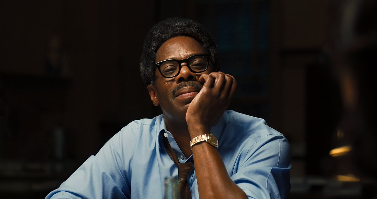 netflix's tweet image. Colman Domingo is a first time Oscar nominee. He received a Best Actor nod for his portrayal of Bayard Rustin -- the gay Black Civil Rights leader whose legacy within the movement was all but erased.