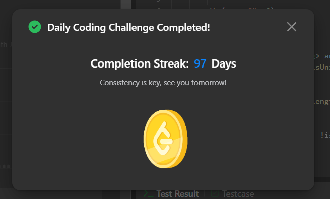 Gunjanup01's tweet photo. Hi, Everyone
Last of #75DaysOfCodingChallenge
All tasks are completed👍
✅Solved POTD on #leetcode and #GFG .
✅Solved 3Q. of #6companies30days @arshgoyal
✅Prepare for exam. https://t.co/fOTjQA6a3c