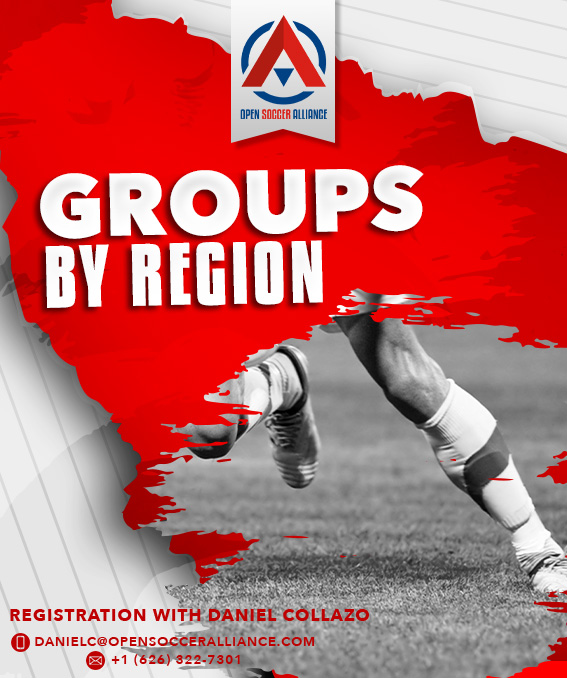 🇺🇸 OSA (Open Soccer Alliance) 🥇 Groups by Region ! 👉 instagram.com/open_soccer_al… ⚽ Info : +1 (626) 322-7301 🏆 danielc@opensocceralliance.com