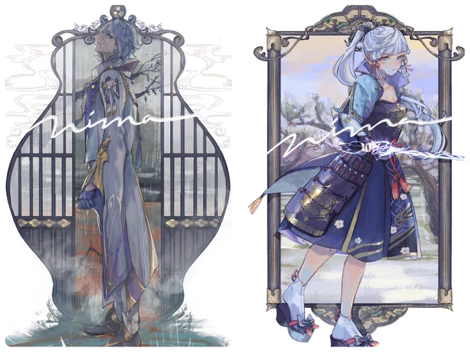 額縁シリーズ② 稲妻・フォンテーヌ