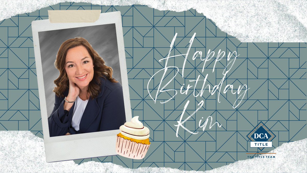 Happy birthday Kim, enjoy your special day 🥳🎂
.
#birthdaywishes #celebrate #twincities #dcatitle #dcateam #realestate #closingservices #titleinsurance #titleindustry #happybirthday #hbd #thetitleteam #birthdaygirl