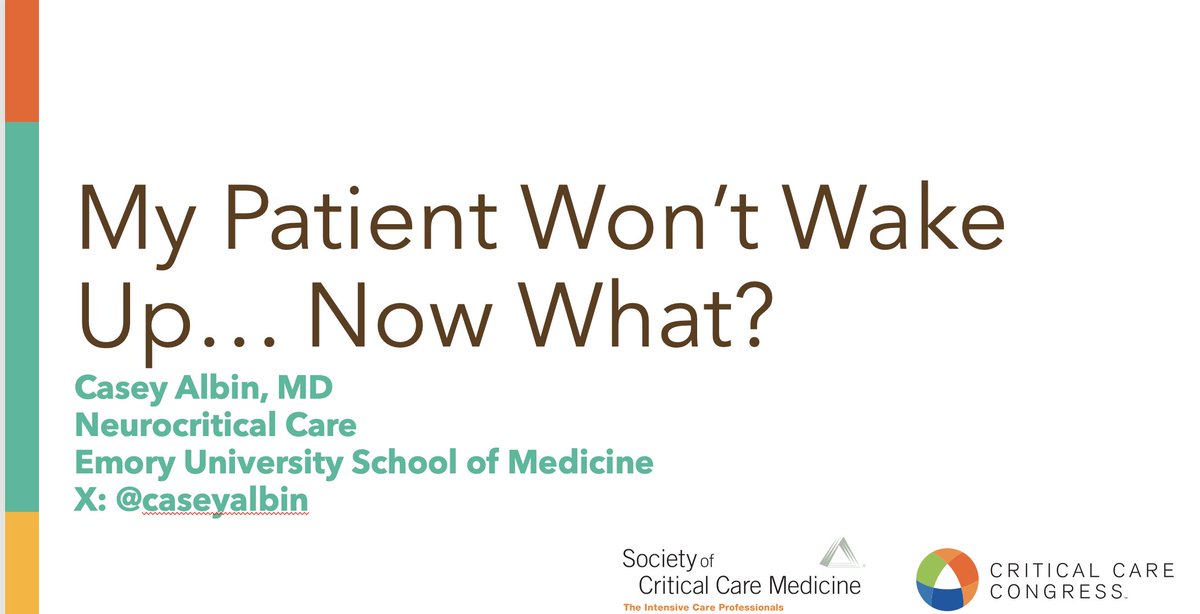 Early bird? Come hang out with @critconcepts of @icuscenarios discussing a framework for approaching challenging cases... like when 

Happening at 8 AM at West 301 BC