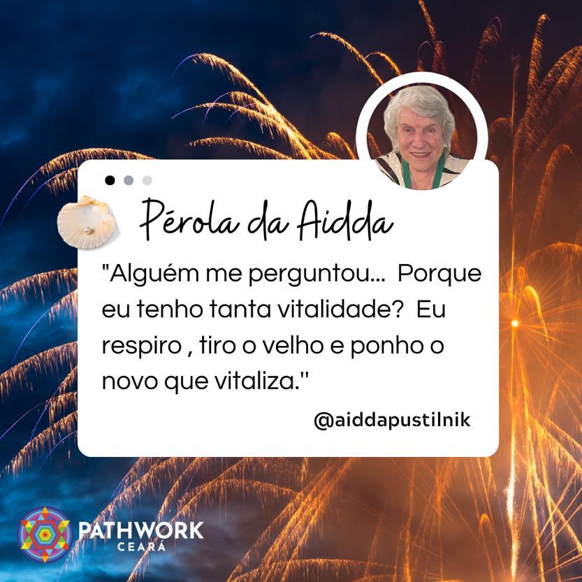 pathworkce's tweet photo. ✨ Pérolas da Aidda
#Pathwork
#PathworkCeara
#AiddaPustilnik
#ForçaVital https://t.co/i3KUwARoed