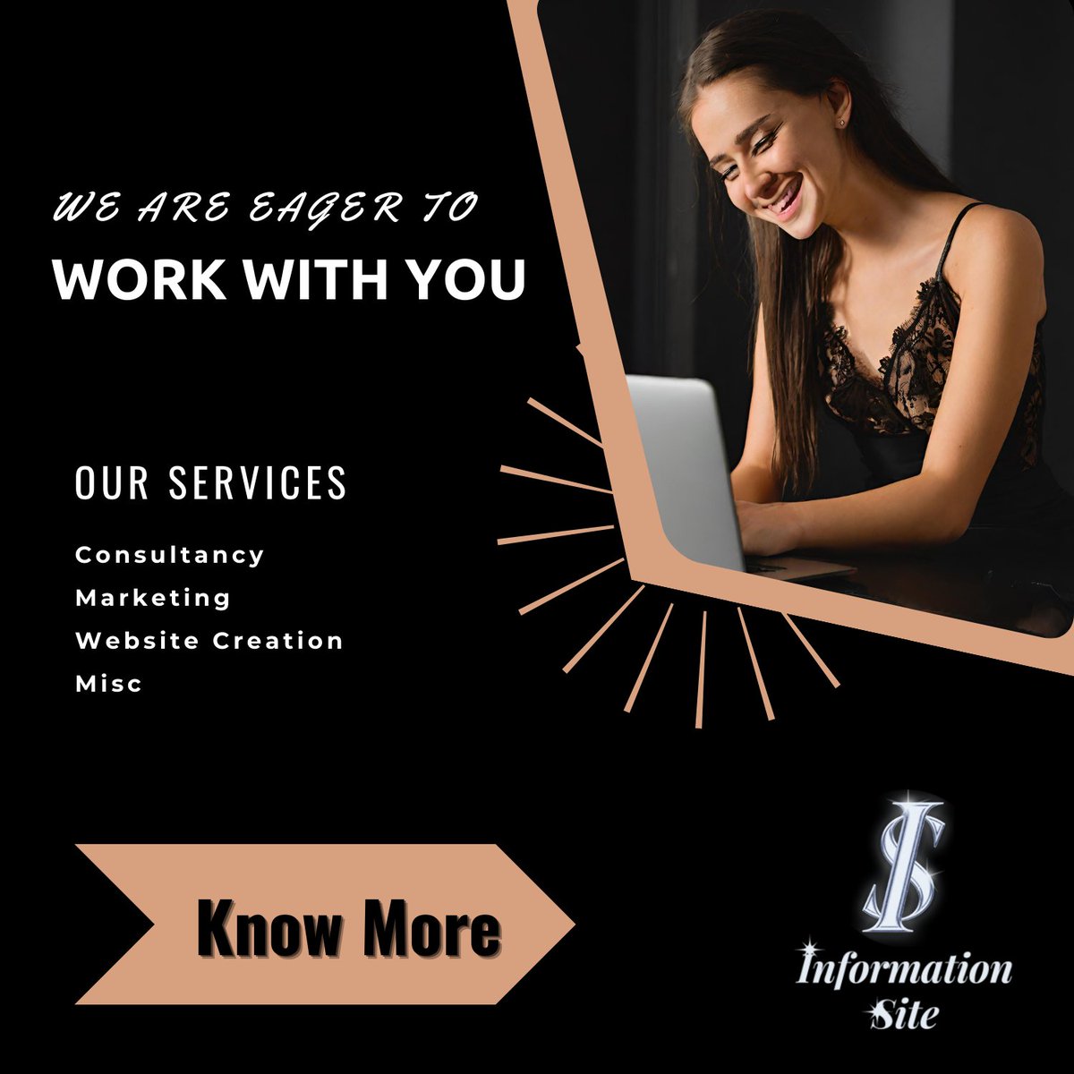Enjoy Working with us without any tension

informationsite.in/services/

#workwithus #enjoyworking #services #ServicesOffered #digitalmarketingservices #consultancyservices #websitecreator #websiteservices #marketing #marketingadvice #healthadvice #businessadvice