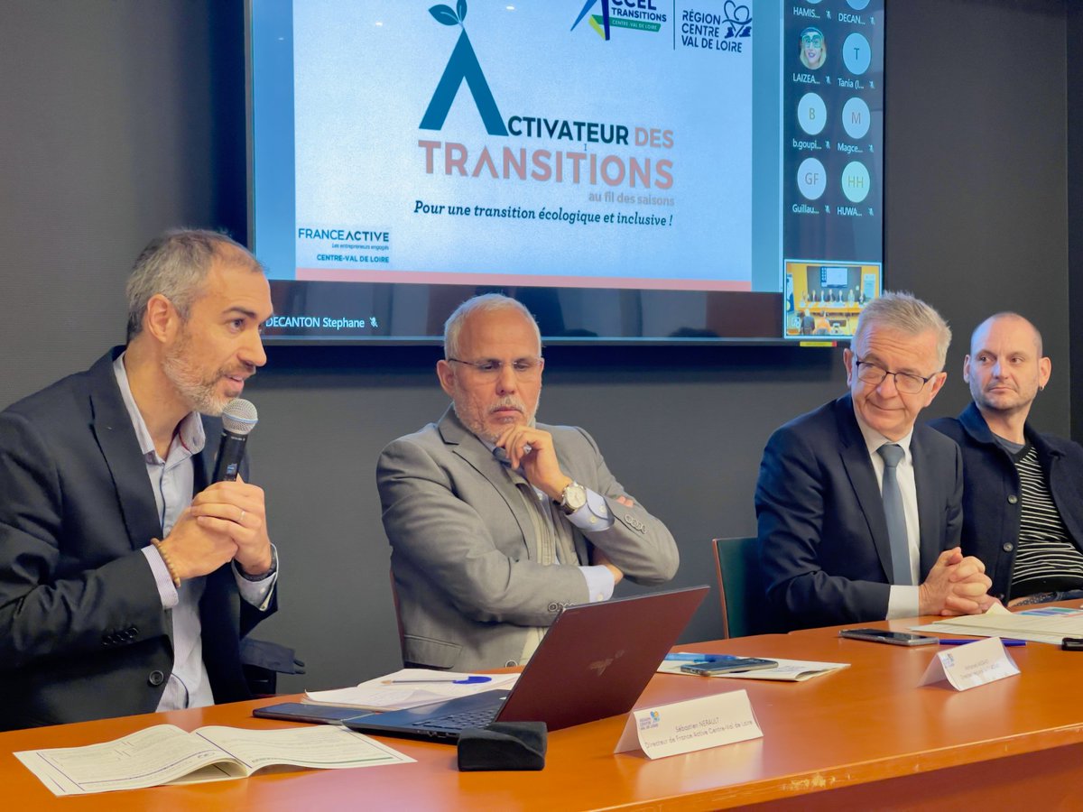 Région Centre-Val de Loire (@rcvaldeloire) on Twitter photo #Économie 📈
☝️ La <a href="/RCValdeLoire/">Région Centre-Val de Loire</a> est la première Région à lancer un accélérateur pour les transitions écologiques et sociales des entreprises : Accél'Transitions ✅
🕘 Un outil présenté ce matin avec l'<a href="/ademe/">ADEME</a> et les opérateurs de l'outil <a href="/Bpifrance/">Bpifrance</a>, <a href="/AFNOR/">AFNOR</a> et <a href="/franceactiveCVL/">FRANCE ACTIVE CENTRE VAL DE LOIRE</a> 🤝 #Économie 📈
☝️ La <a href="/RCValdeLoire/">Région Centre-Val de Loire</a> est la première Région à lancer un accélérateur pour les transitions écologiques et sociales des entreprises : Accél'Transitions ✅
🕘 Un outil présenté ce matin avec l'<a href="/ademe/">ADEME</a> et les opérateurs de l'outil <a href="/Bpifrance/">Bpifrance</a>, <a href="/AFNOR/">AFNOR</a> et <a href="/franceactiveCVL/">FRANCE ACTIVE CENTRE VAL DE LOIRE</a> 🤝